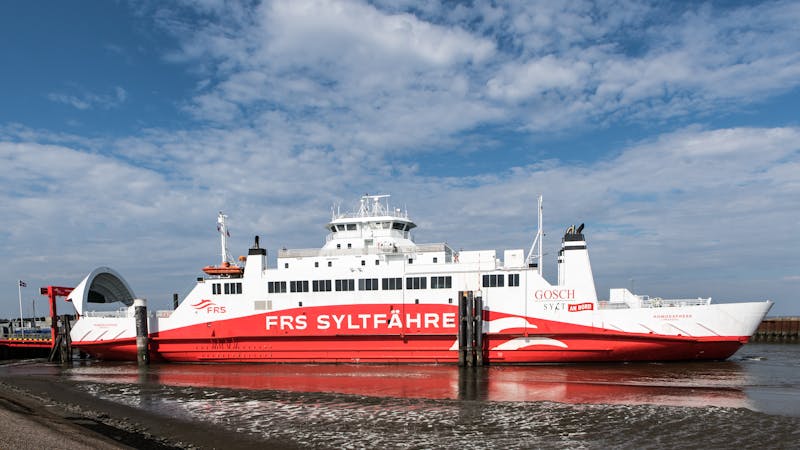 Irish Ferries vessel docked at Howth Pier, Dublin